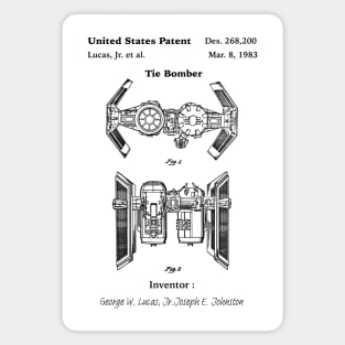 Tie bomber patent gift idea Magnet